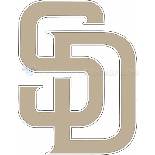 San Diego Padres Iron-on Stickers (Heat Transfers)NO.1855